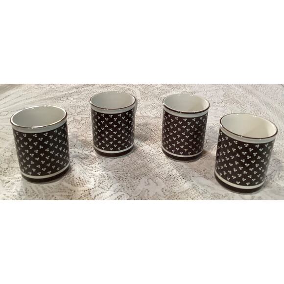 Set Of 4 CCCC England Vintage Coffee Mugs - Picture 4 of 9